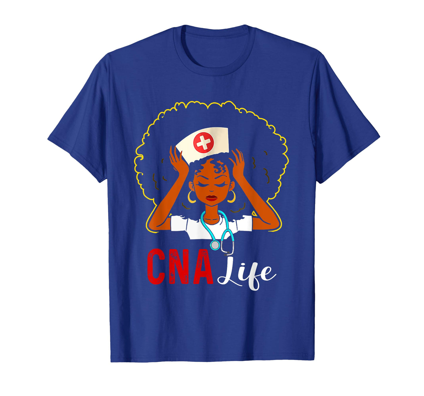 CNA Nurse Life Black History Month African American Nursing T-Shirt