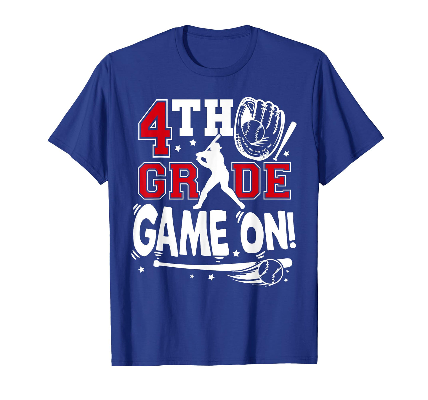 4th Grade Game On First Day of School Baseball Fourth Grade T-Shirt