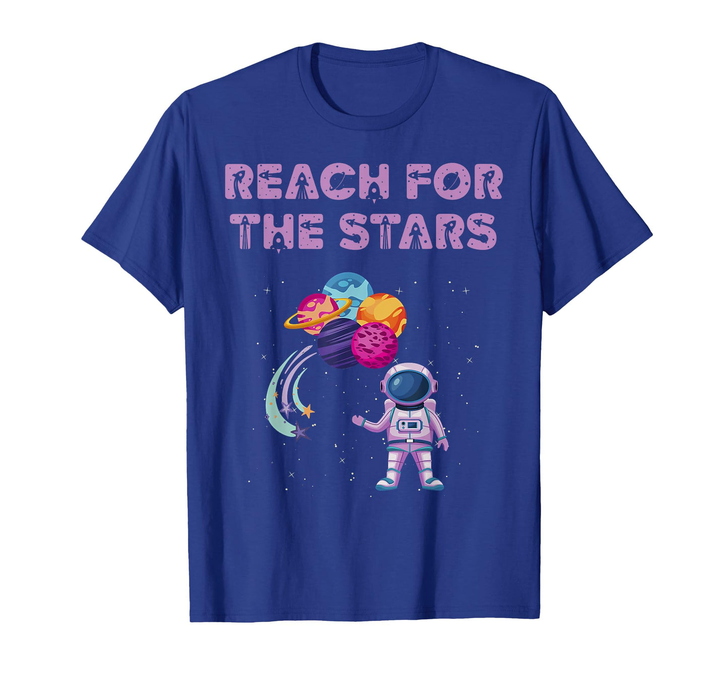 Reach for the Stars Astronaut Space Back To School Teacher T-Shirt