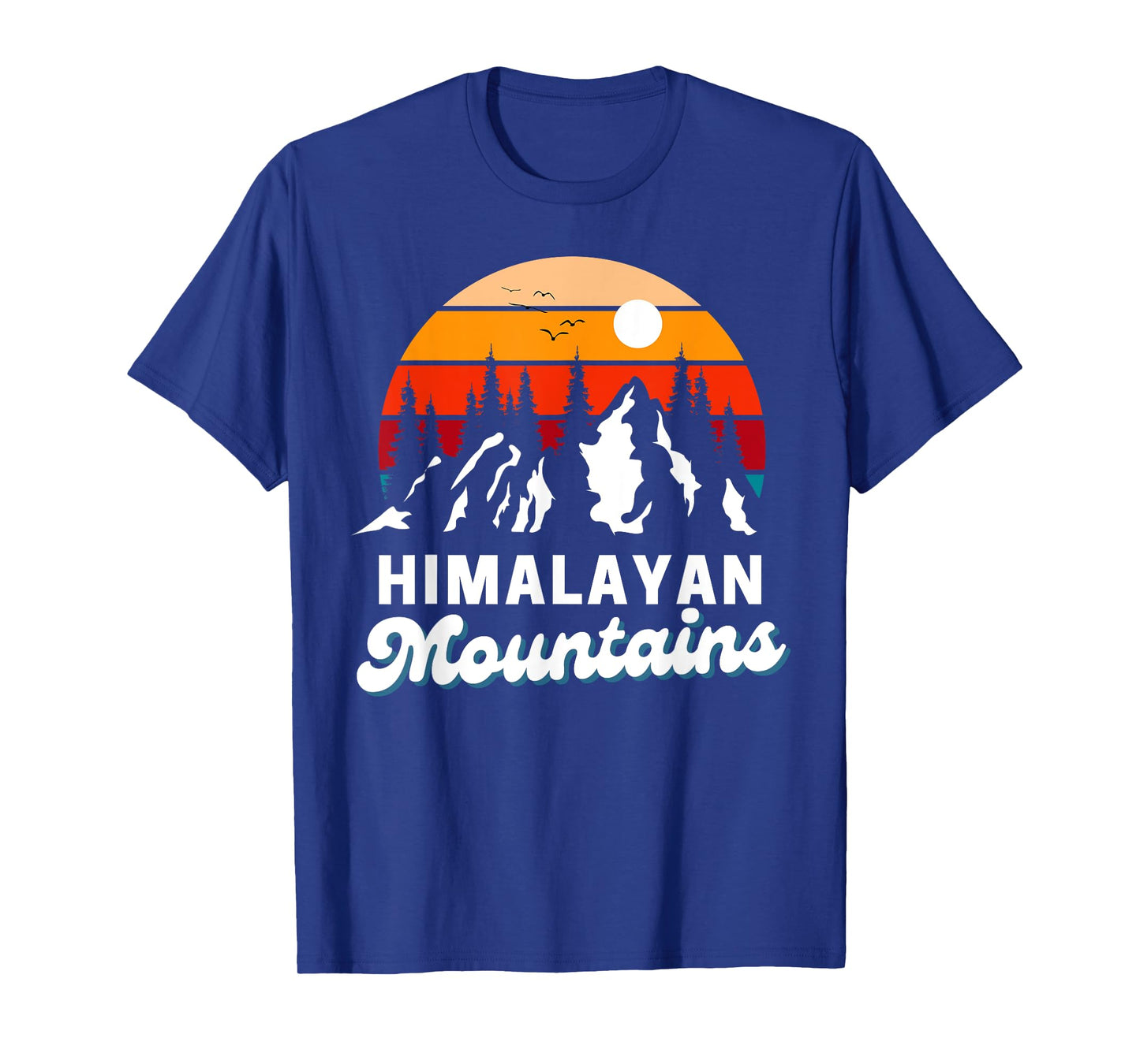 Himalayan Mountains Outdoor Hiking Nature Retro Souvenir T-Shirt