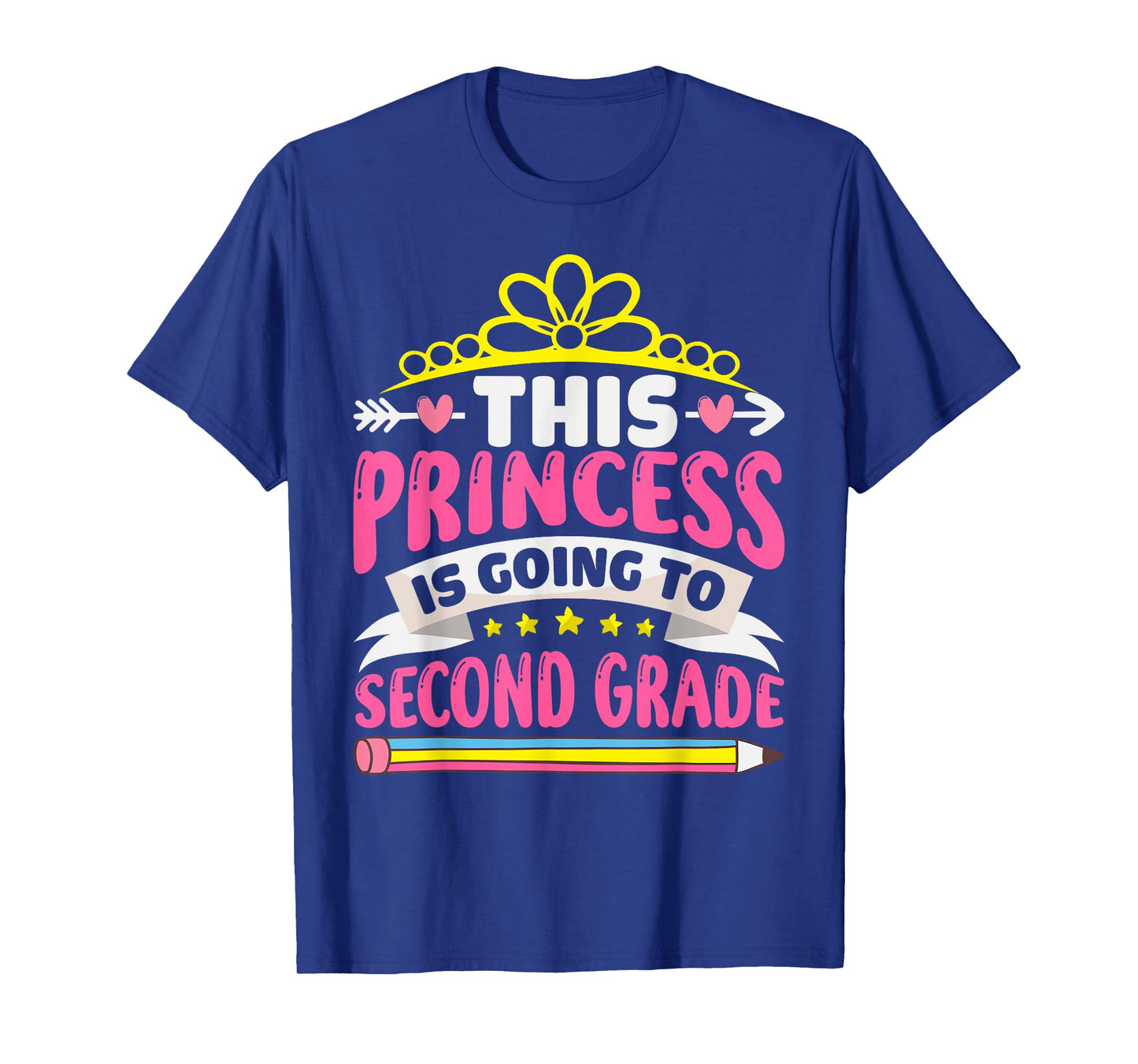 This Princess Is Going To Second Grade Girls Back to School T-Shirt