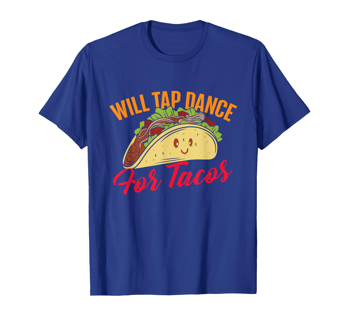 Will Tap Dance For Tacos - Funny Tap Dancing Tap Dancer T-Shirt, Black