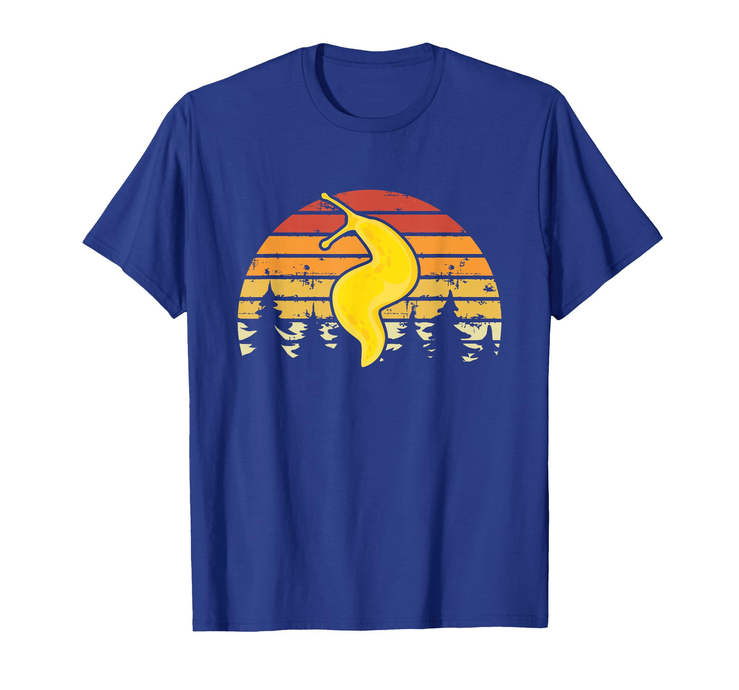 Banana Slug Pacific Banana Slug Fan Black Spotted Banana Slug T-Shirt - Unisex-Adults, Small, Short Sleeve