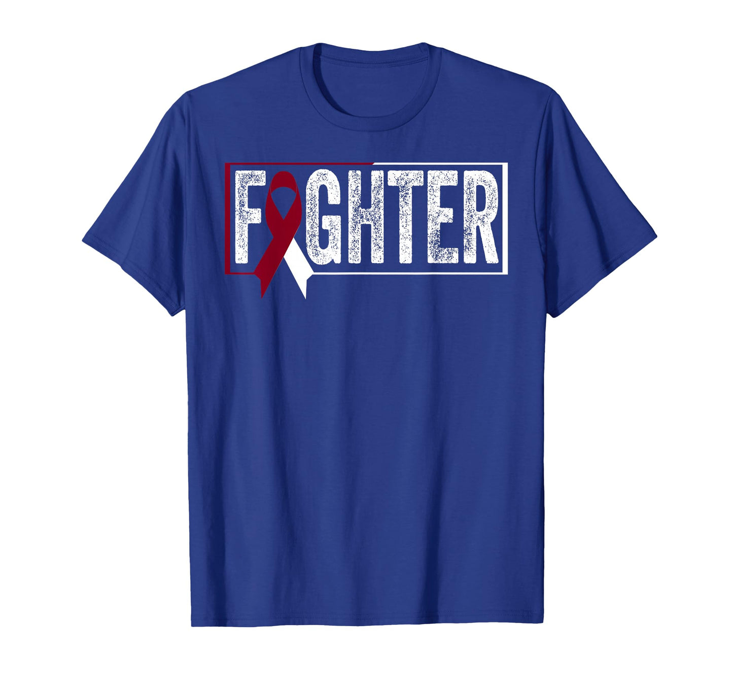 Throat Cancer Shirt Oral Head Neck Cancer Awareness Fighter T-Shirt
