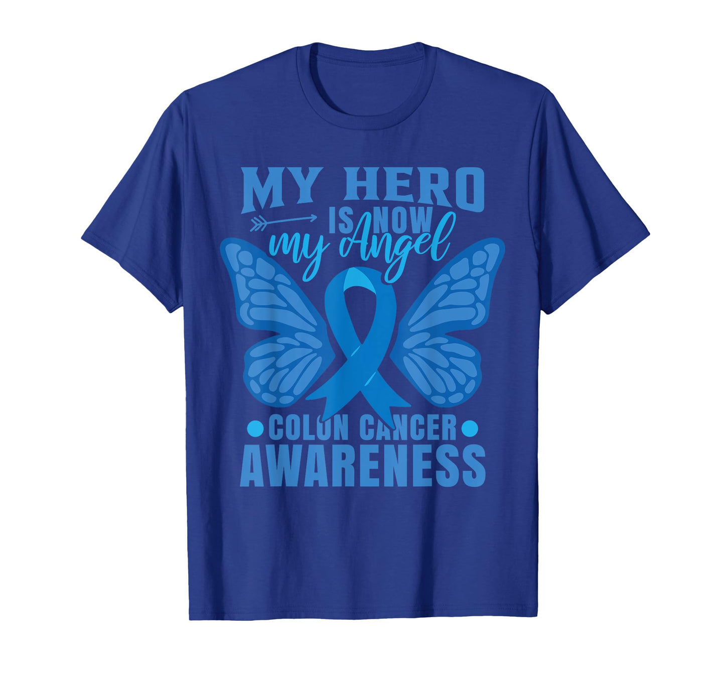 Colon Cancer Butterfly T-Shirt
