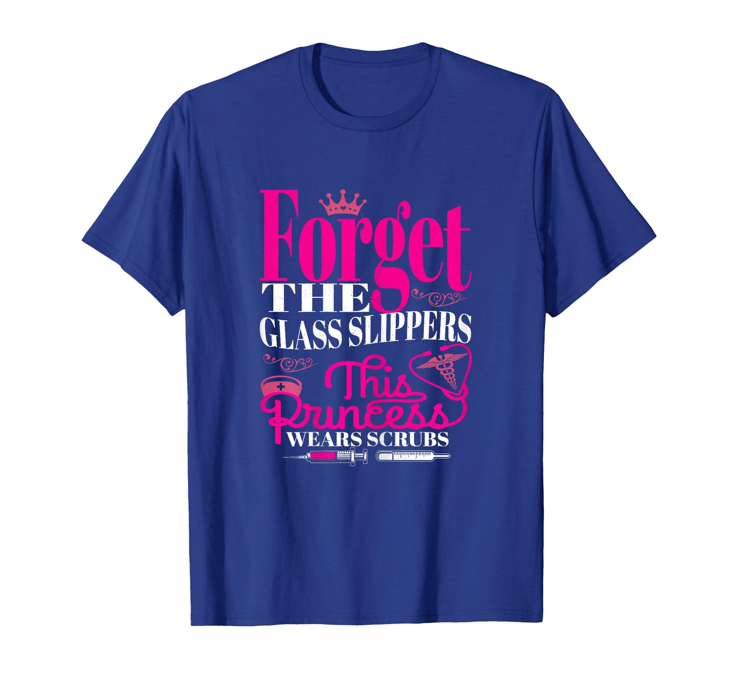 Funny Princess Nursing Lover Scrubs Graphic for Women Nurse T-Shirt