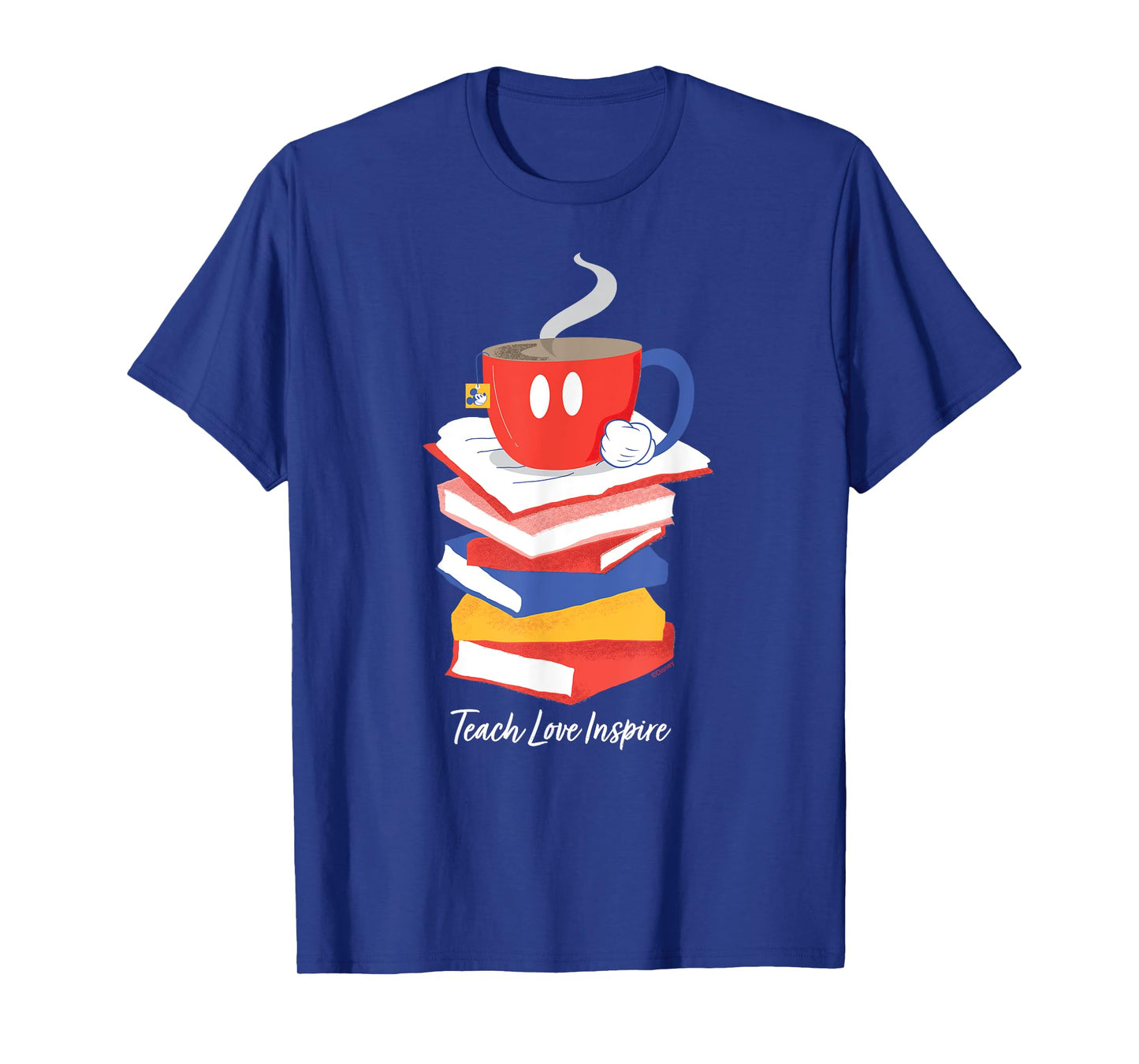 Disney Mickey Mouse Teacup Teach Love Inspire Teacher's Day T-Shirt