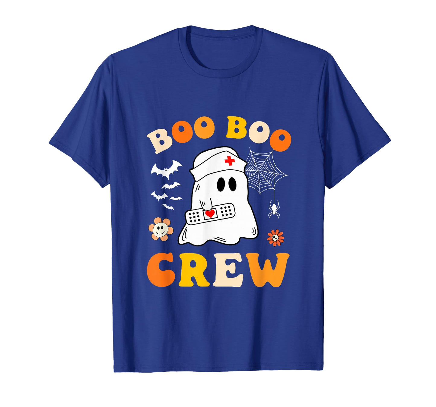 Groovy Boo Boo Crew Nurse Ghost Halloween Costume for Nurses T-Shirt