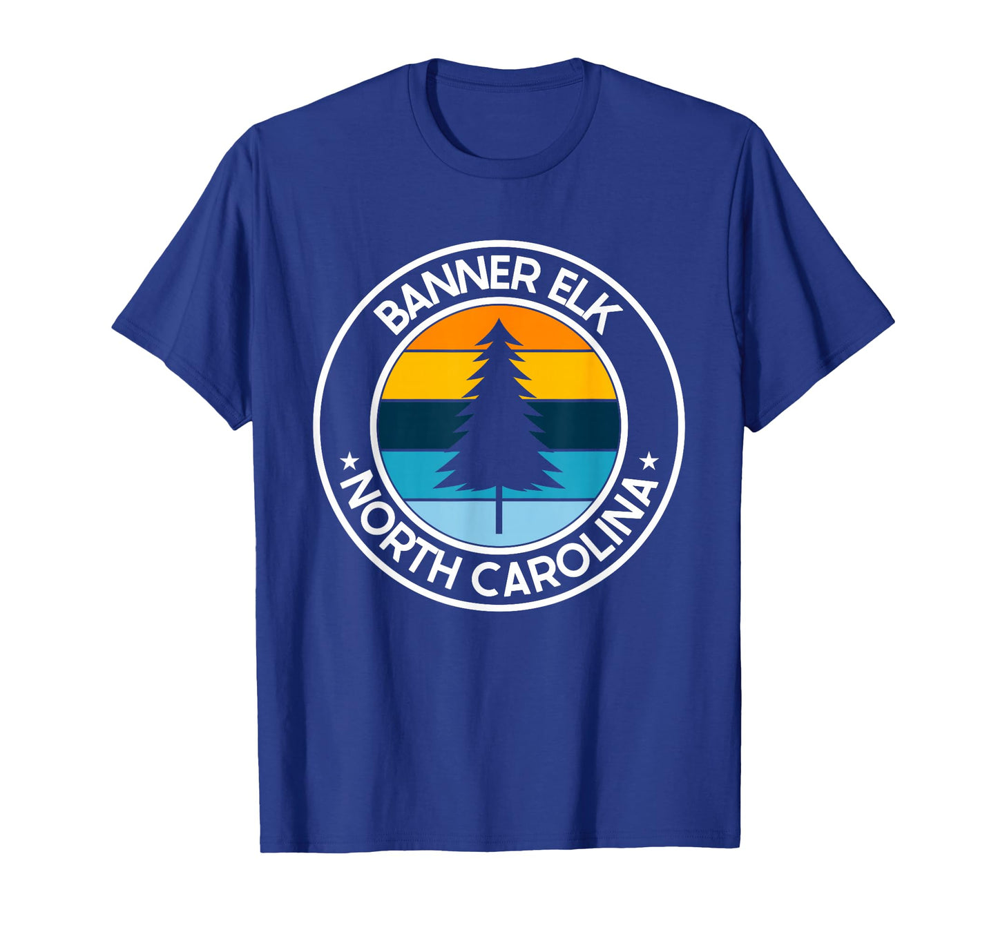 Banner Elk North Carolina NC USA City Pride Retro Sunset T-Shirt