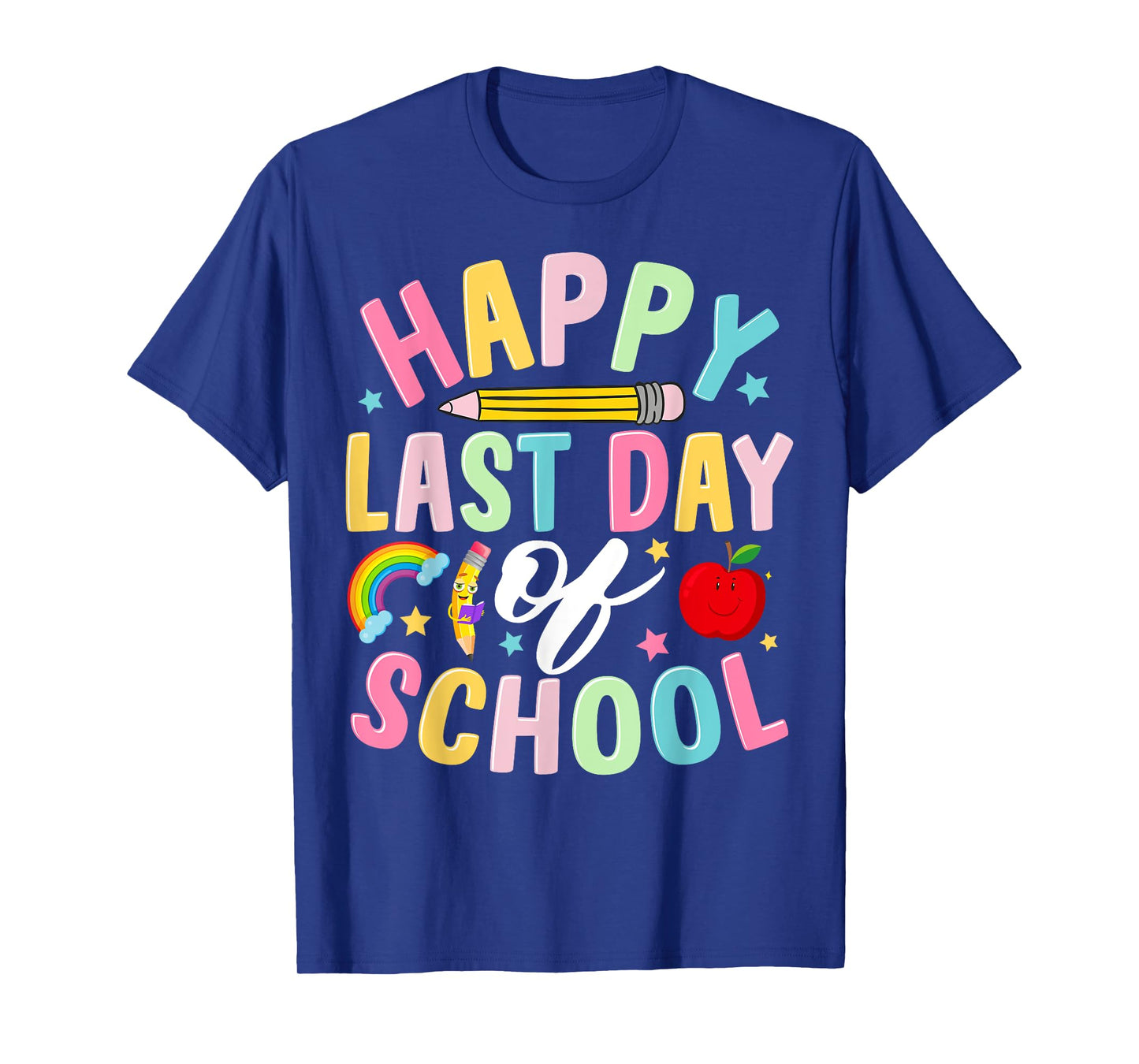 Last Day Of School Teacher And Students School Graduation T-Shirt