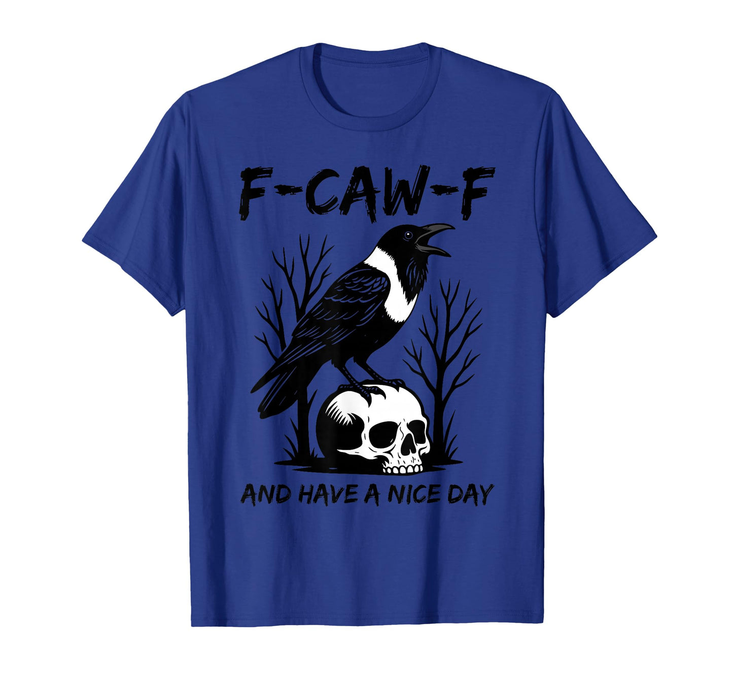F-CAW-F Pied Crow South Africa Polite Thanksgiving Funny T-Shirt
