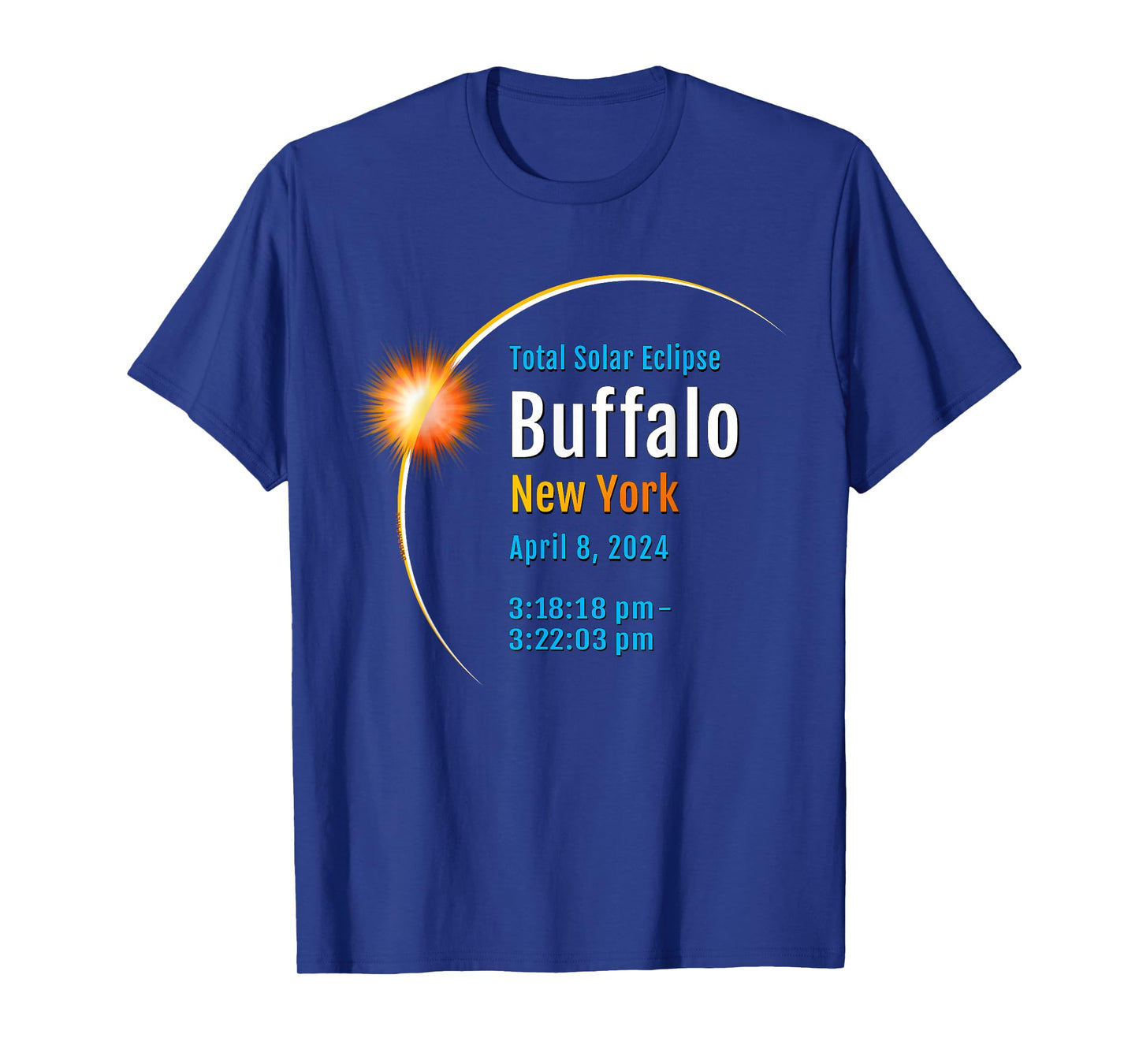 Buffalo New York NY Total Solar Eclipse 2024 :: 1 :: T-Shirt