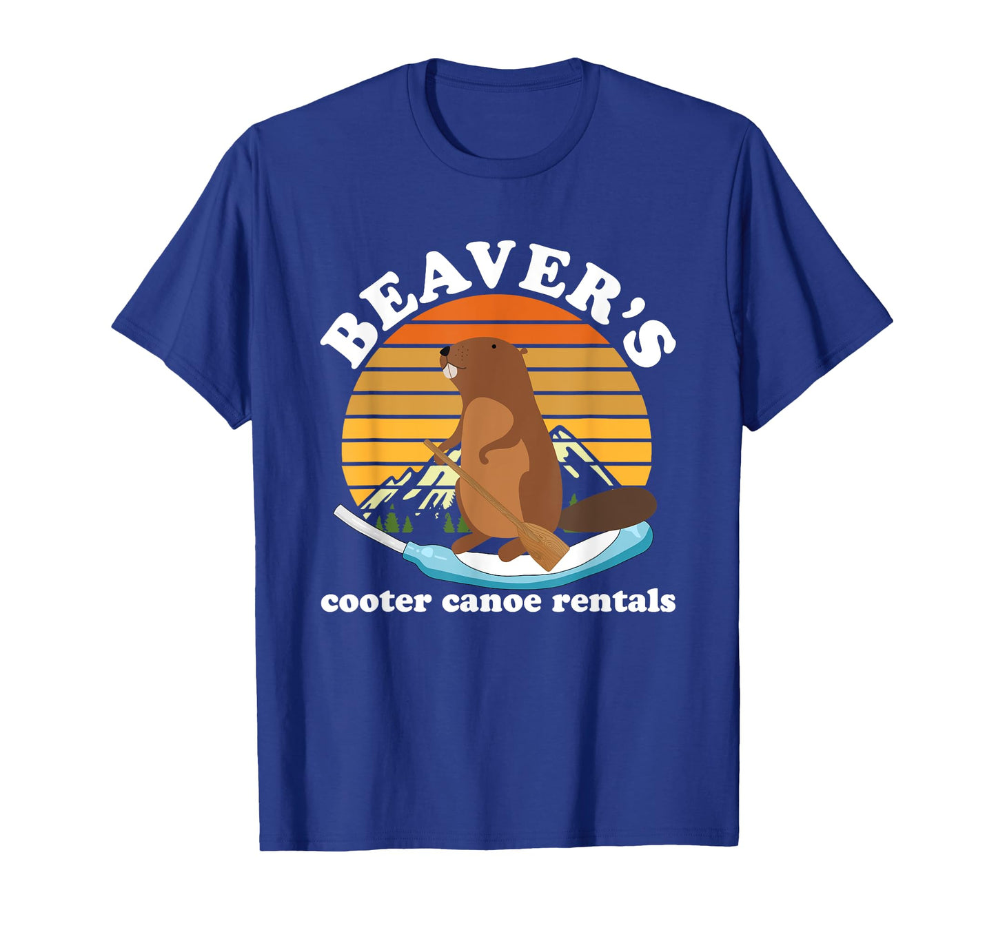 Beaver's Cooter Canoe Rentals Vintage Design T-Shirt