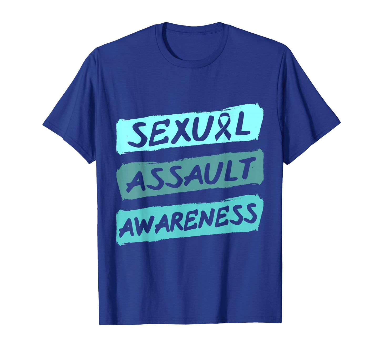 Sexual Assault Awareness Teal Ribbon T-Shirt