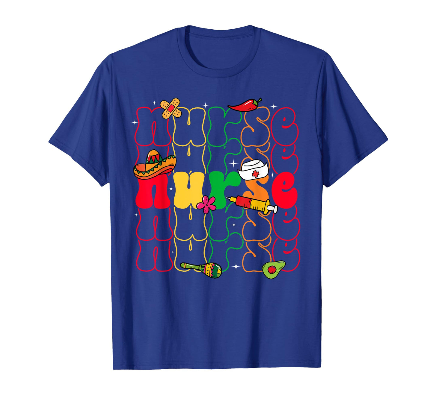 Nurse Cinco De Mayo Fiesta Mexican Nursing T-Shirt