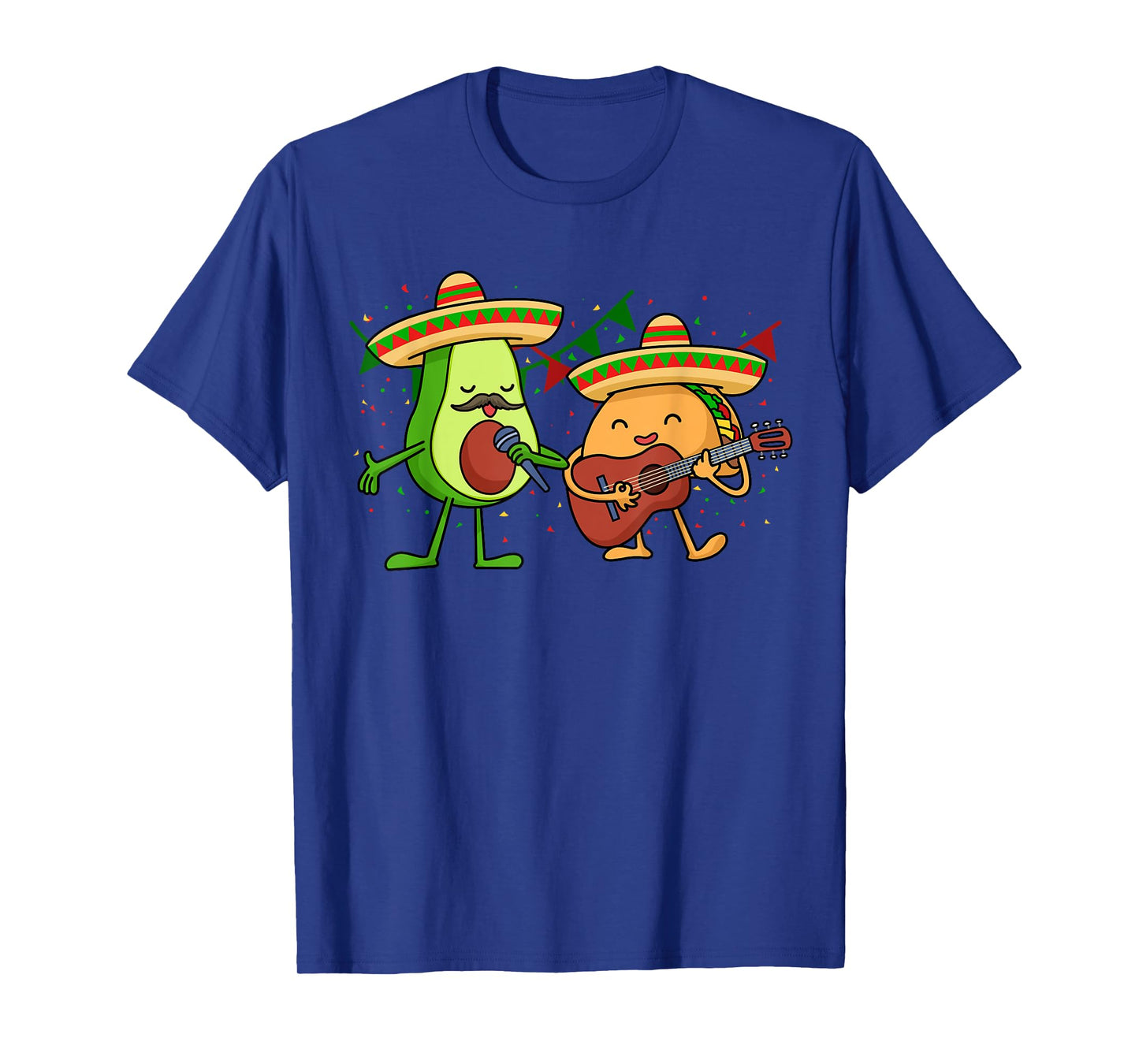 Let's Fiesta Avocado And Tacos Cinco de Mayo Mexican Party T-Shirt