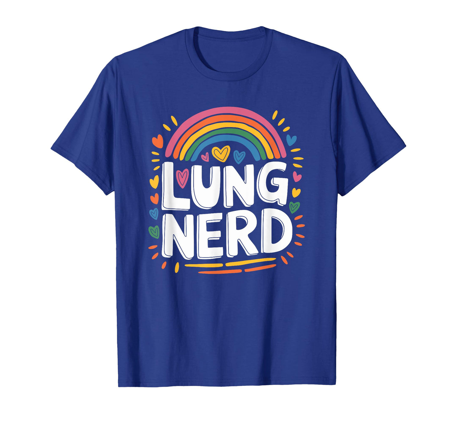 RT Respiratory Nurse Pulmonary Therapist, Lung Nerd T-Shirt