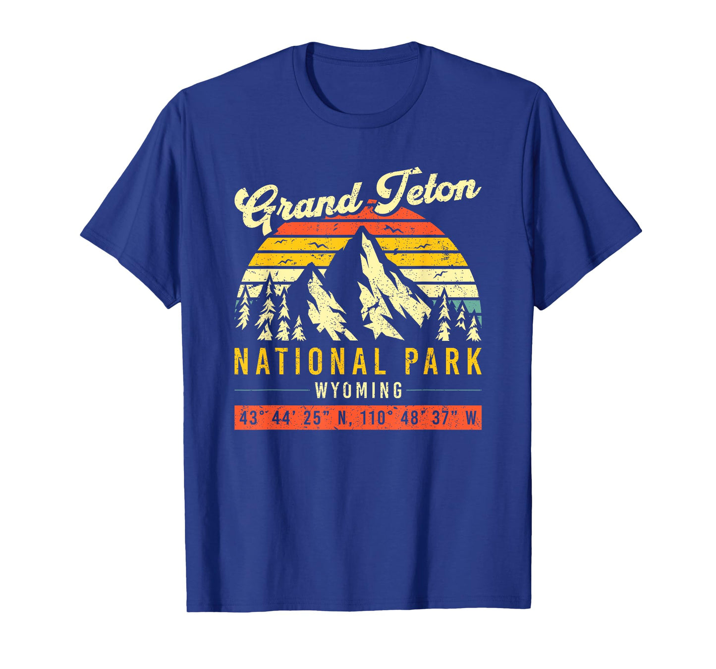 Grand Teton Wyoming Vintage Retro National Park T-Shirt