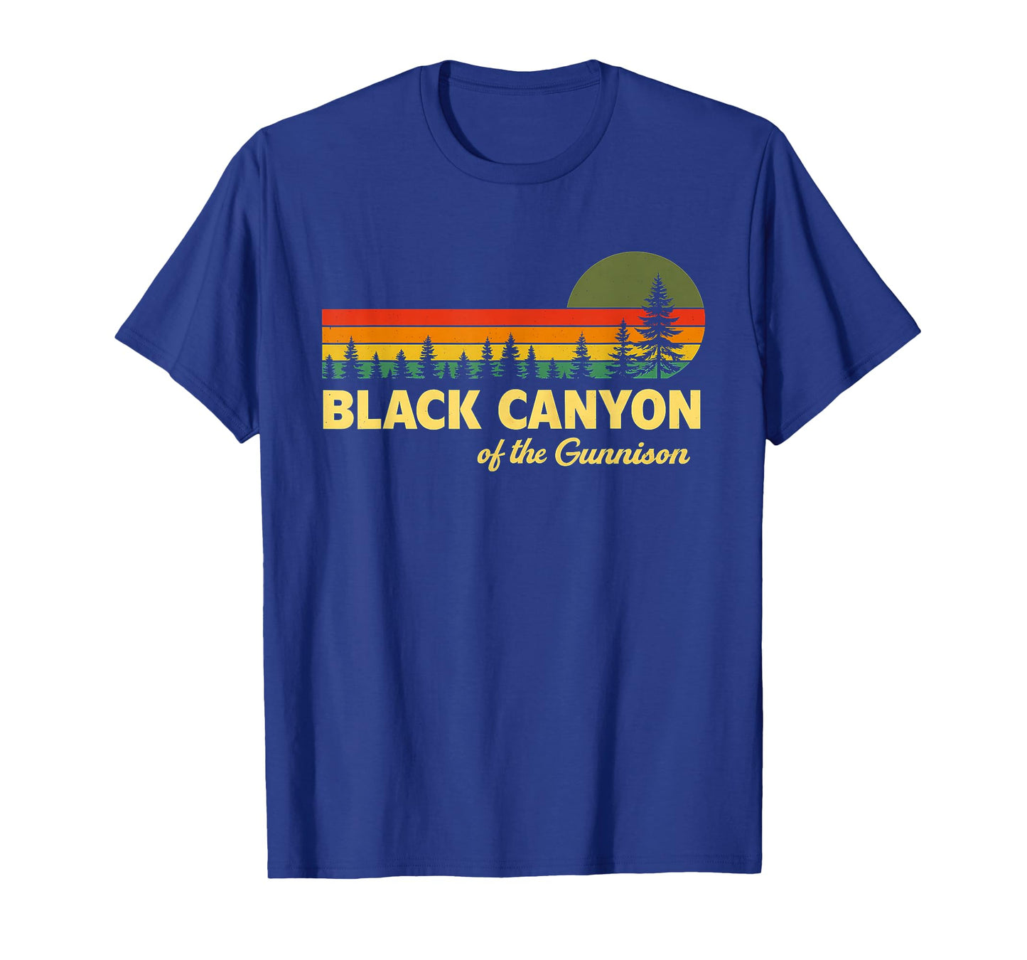 National Park Hiking Vintage Black Canyon The Gunnison T-Shirt
