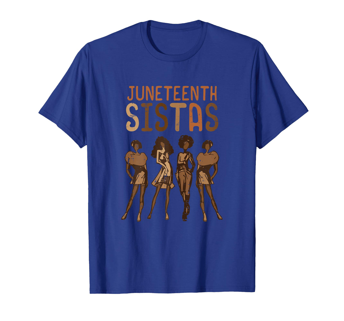 Juneteenth Sistas African Black History Melanin Women Girls T-Shirt