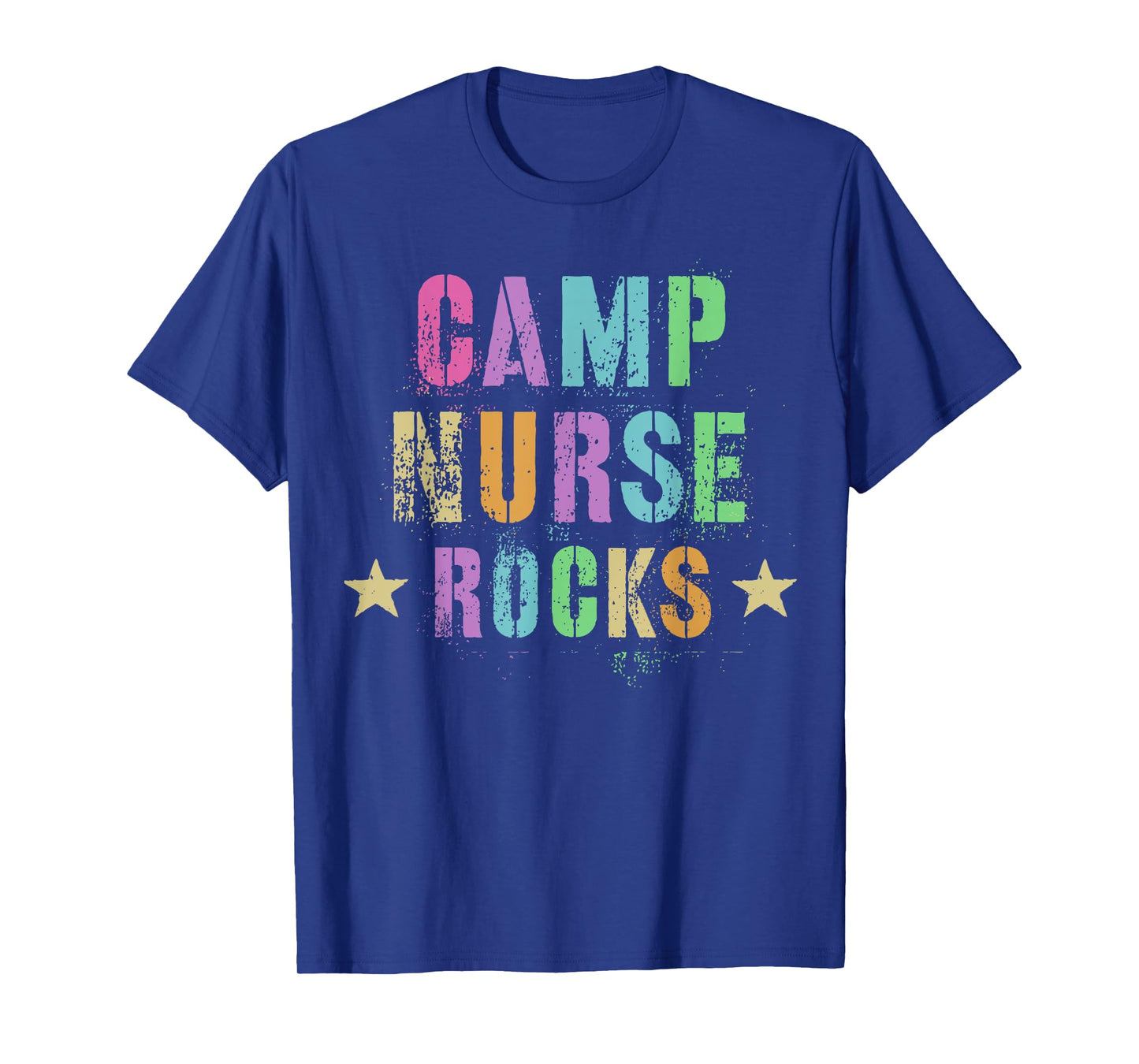 CAMP NURSE ROCKS Funny Health Care Camping Medical Crew T-Shirt