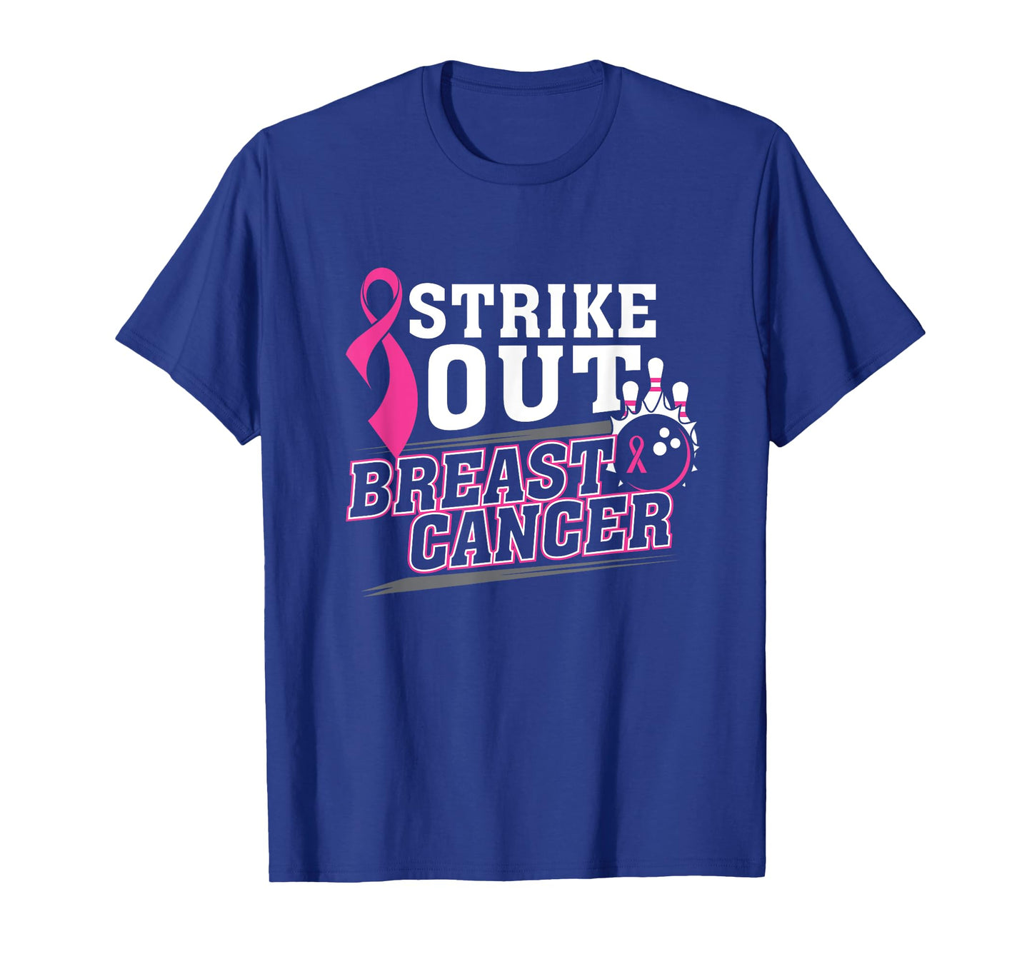 Breast Cancer Awareness Bowling Team T-shirt T-Shirt