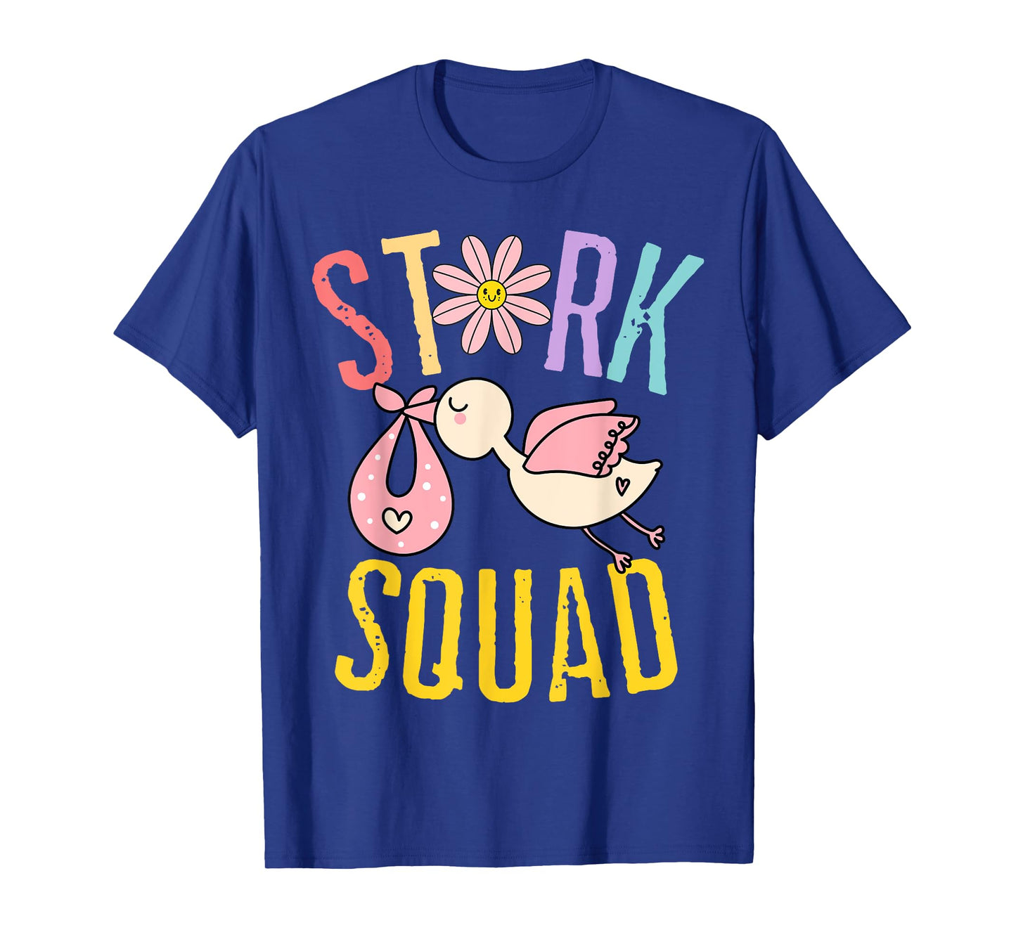 Stork Squad Labor & Delivery Nurse L&D Mother Baby Nurse Tee T-Shirt