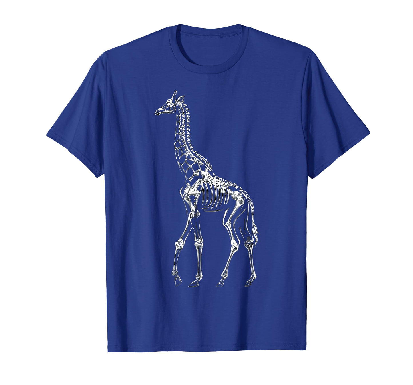 Halloween Skeleton Giraffe Motif Portrait Animal Halloween T-Shirt