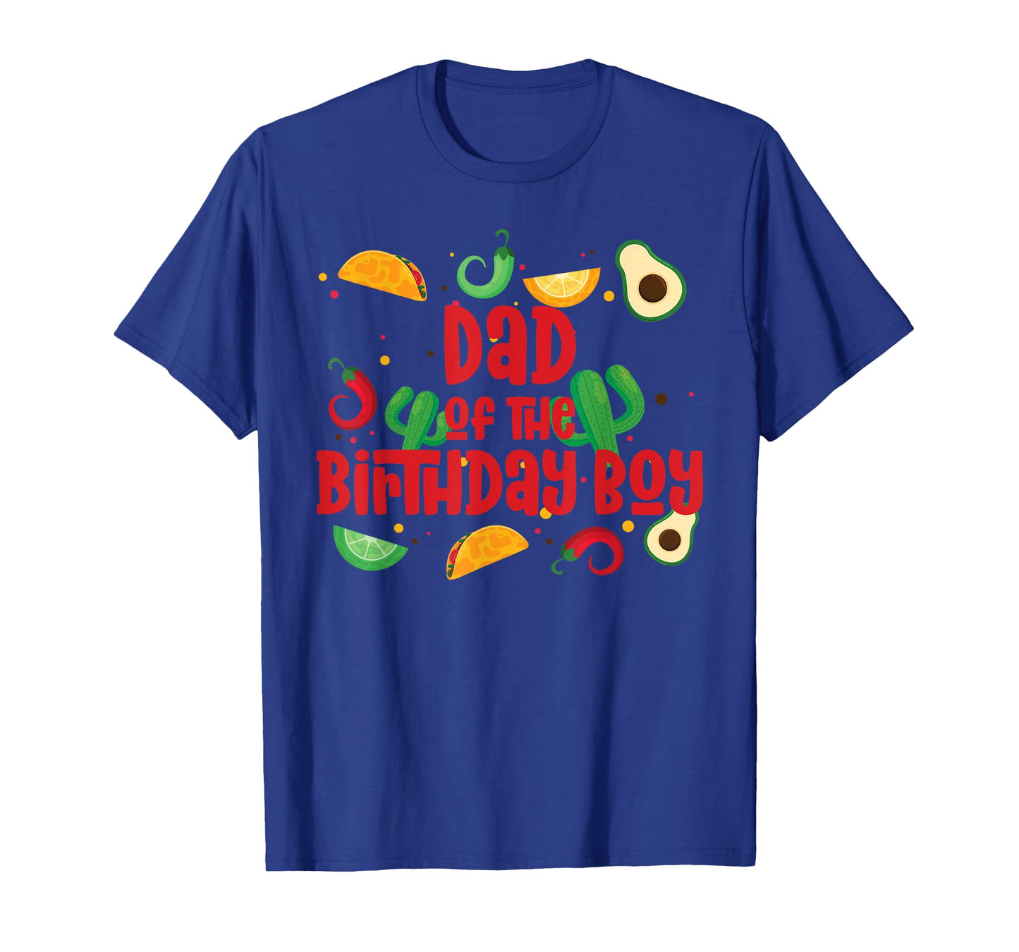 Dad Taco Twosday Fiesta Taco Birthday Theme Boy 2yr T-Shirt