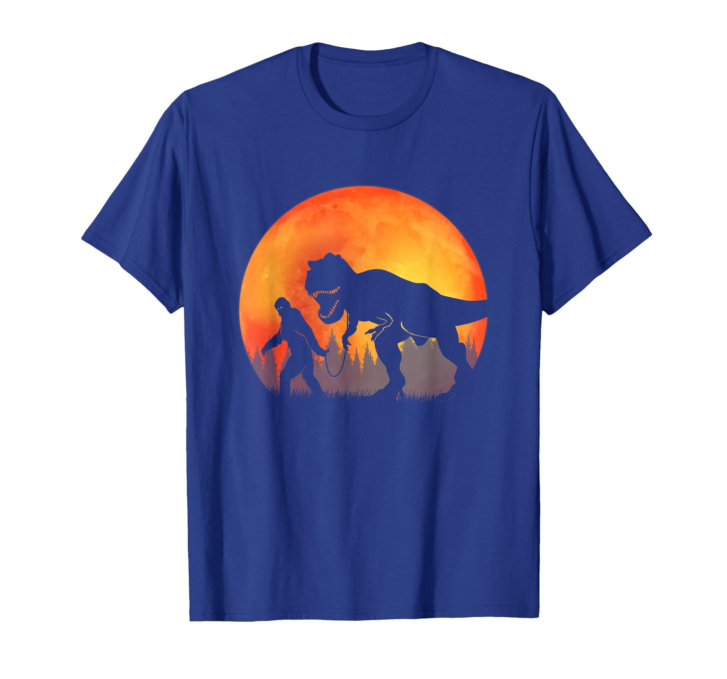Bigfoot Dinosaur - Bigfoot and TRex T-Shirt