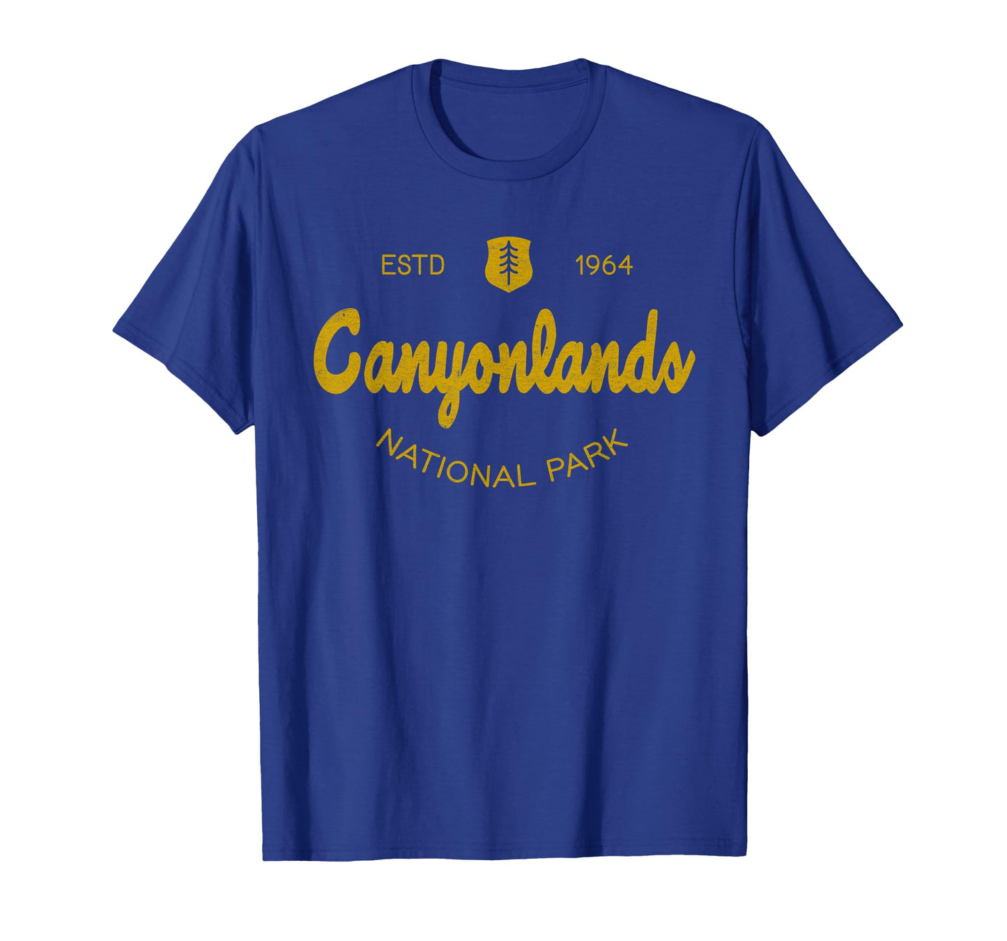 Canyonlands National Park Classic Script Style Text T-Shirt