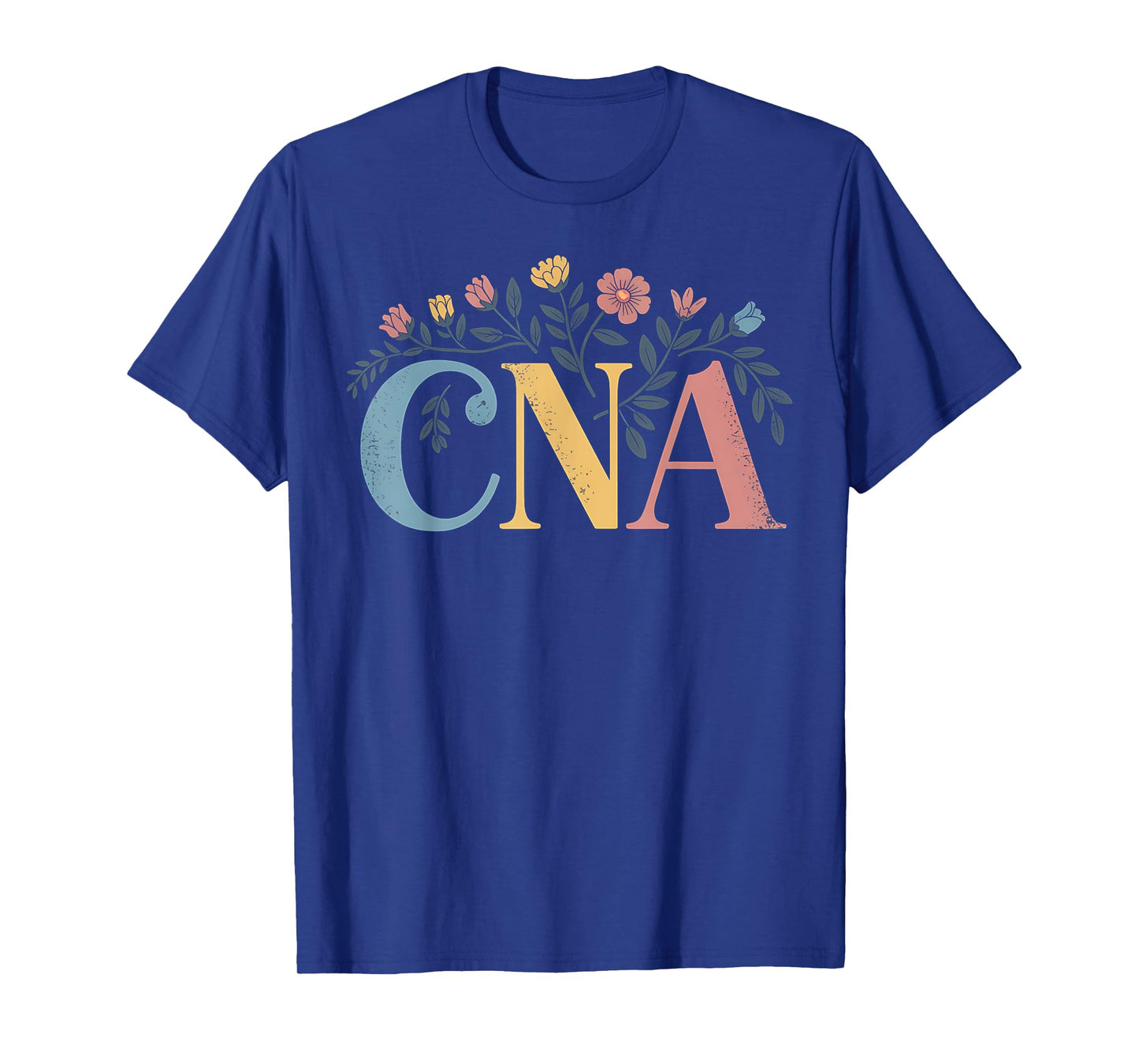 CNA Certified Nursing Assistant Floral Gift T-Shirt