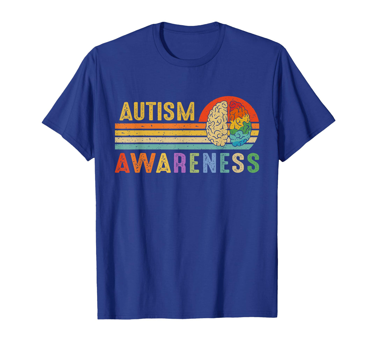 World Autism Awareness Neurodiversity Autistic April Sunset T-Shirt