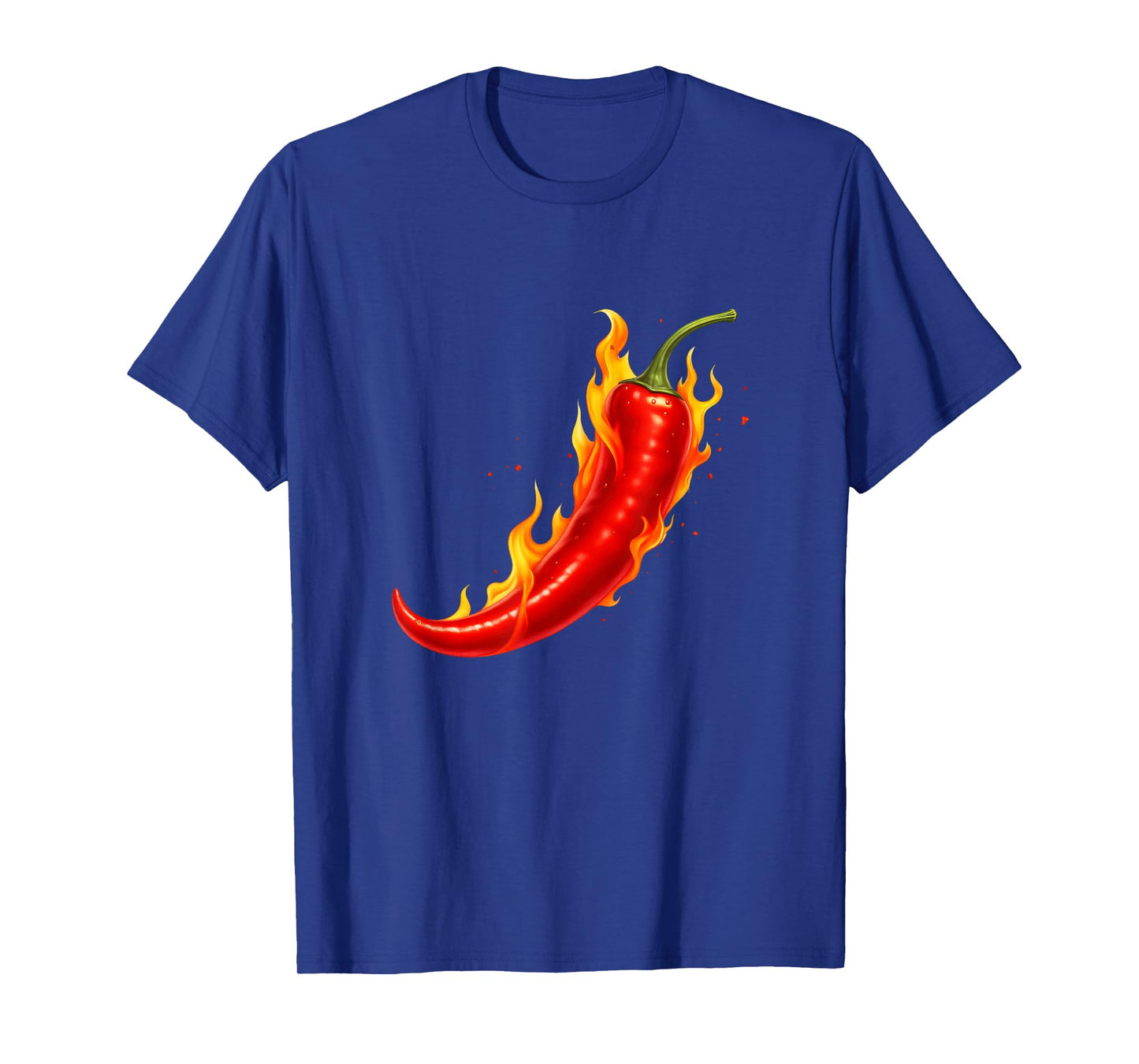Fiery Chili Pepper Design for Sharpepers and Hot Sauce T-Shirt