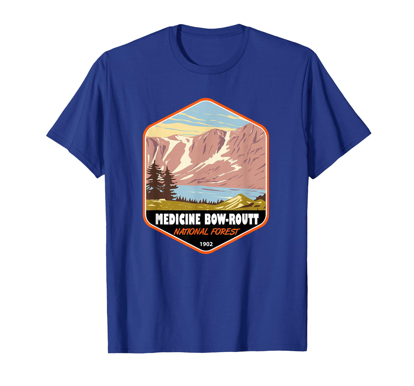 Medicine Bow Routt National Forest Badge T-Shirt