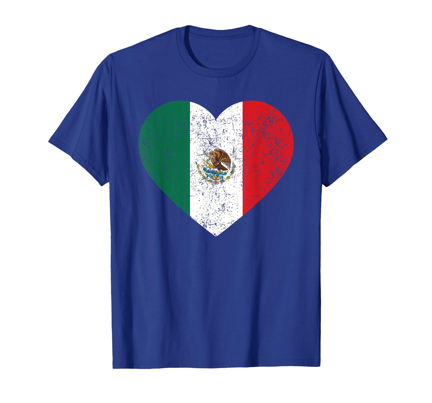 Mexico Flag Heart Mexican Independence Day Women Men Kids T-Shirt