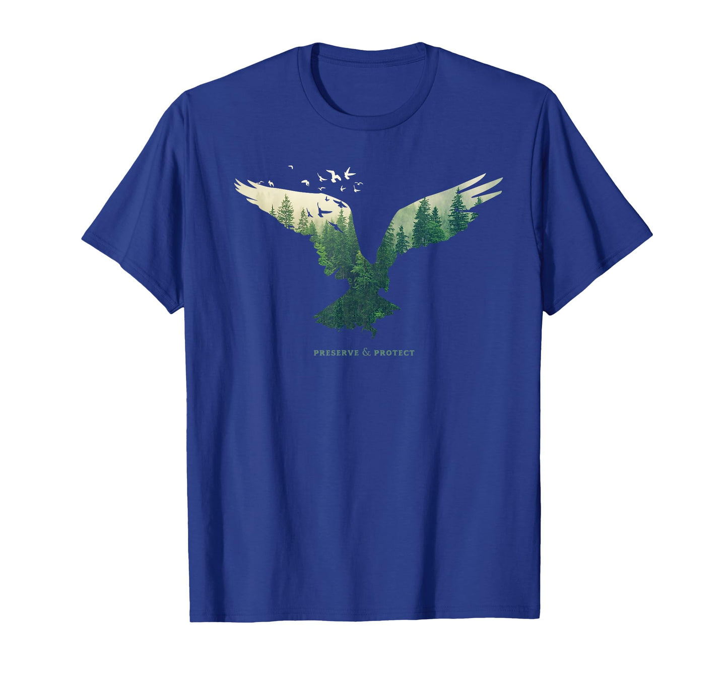 Preserve & Protect Vintage National Park Eagle Bird T-Shirt