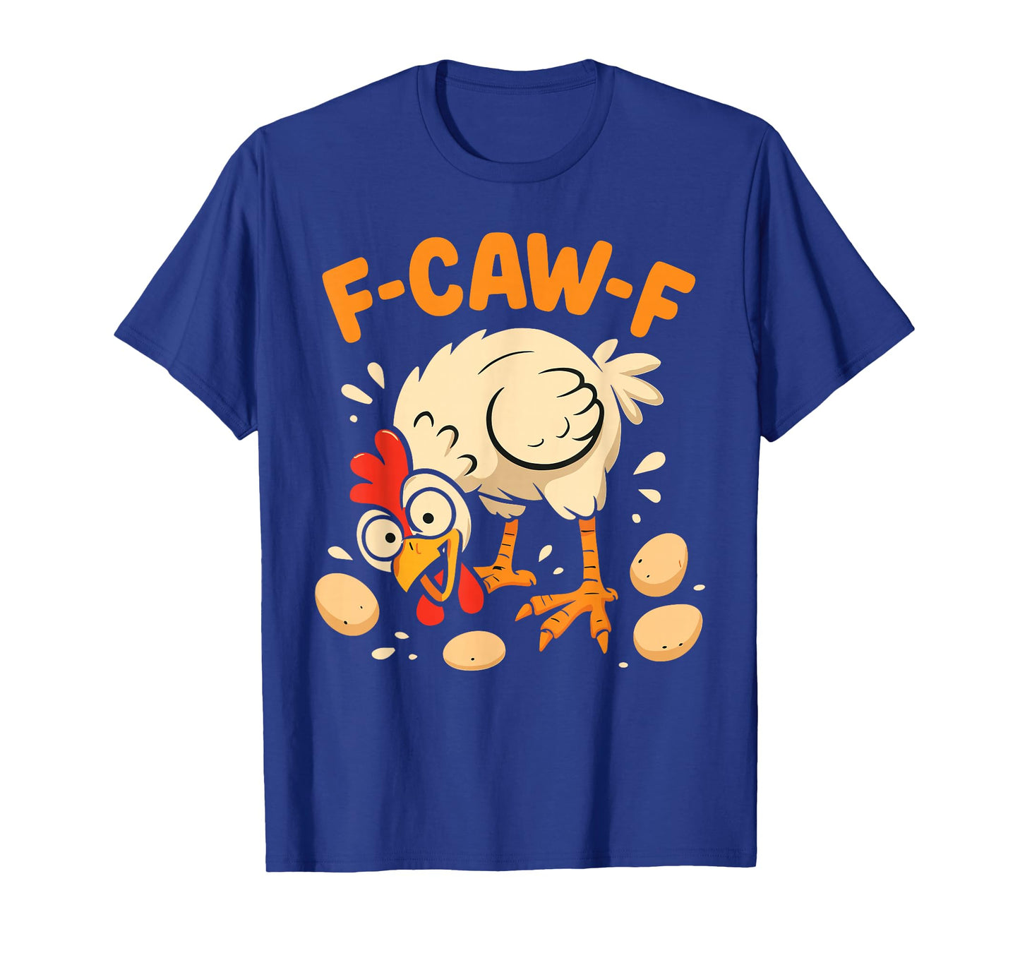 F-Caw-F Funny Chicken Halloween Gothic Look T-Shirt