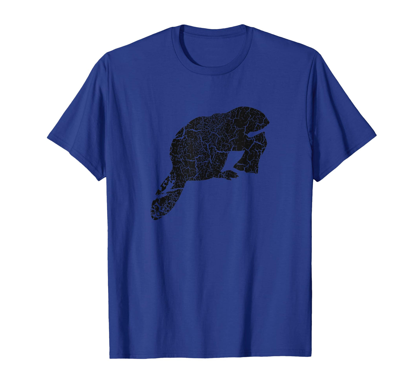 Beaver Distressed Print - Vintage Beaver T-Shirt