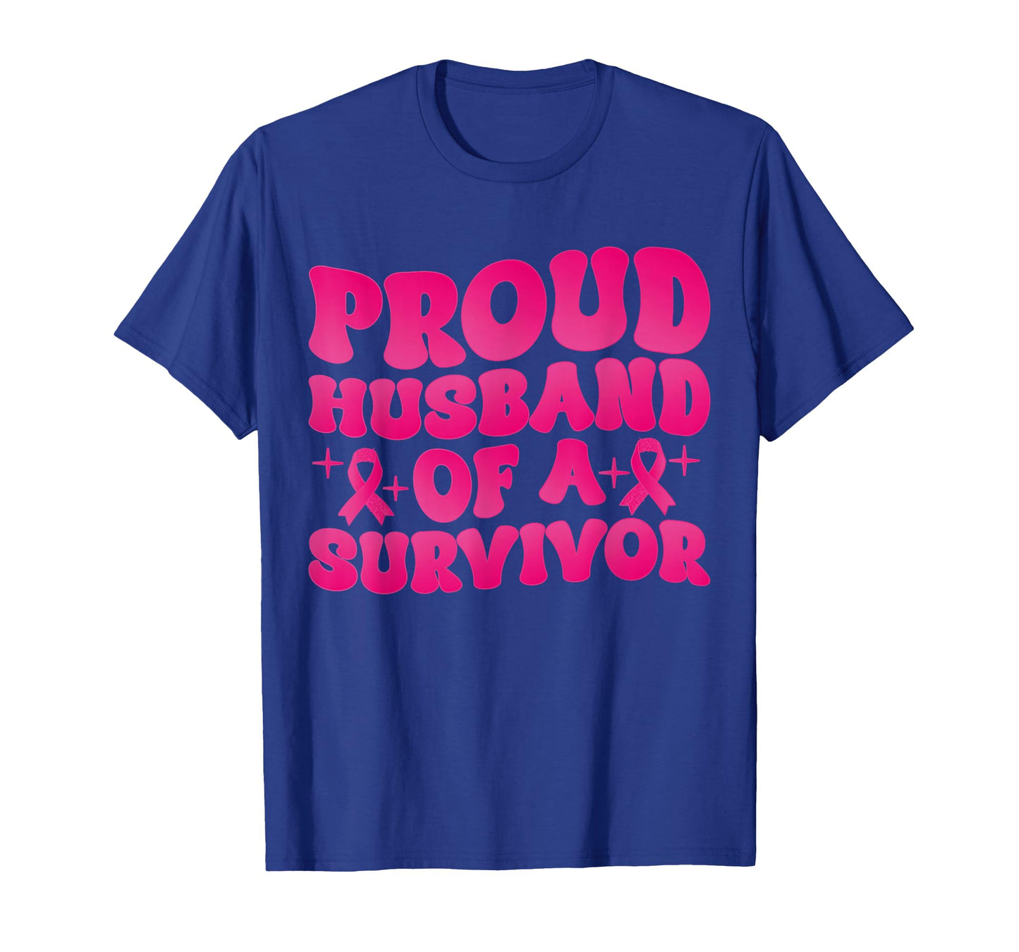 Proud Husband of A Survivor Breast Cancer Awareness Month T-Shirt