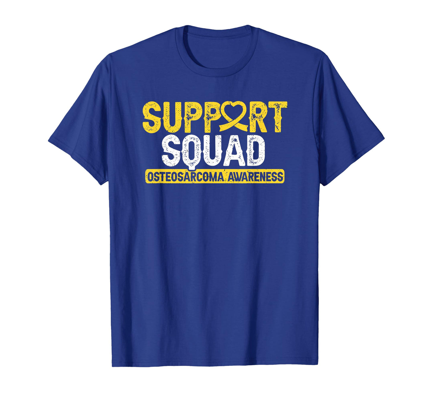 Osteosarcoma Support Squad Bone Cancer Ribbon Support T-Shirt