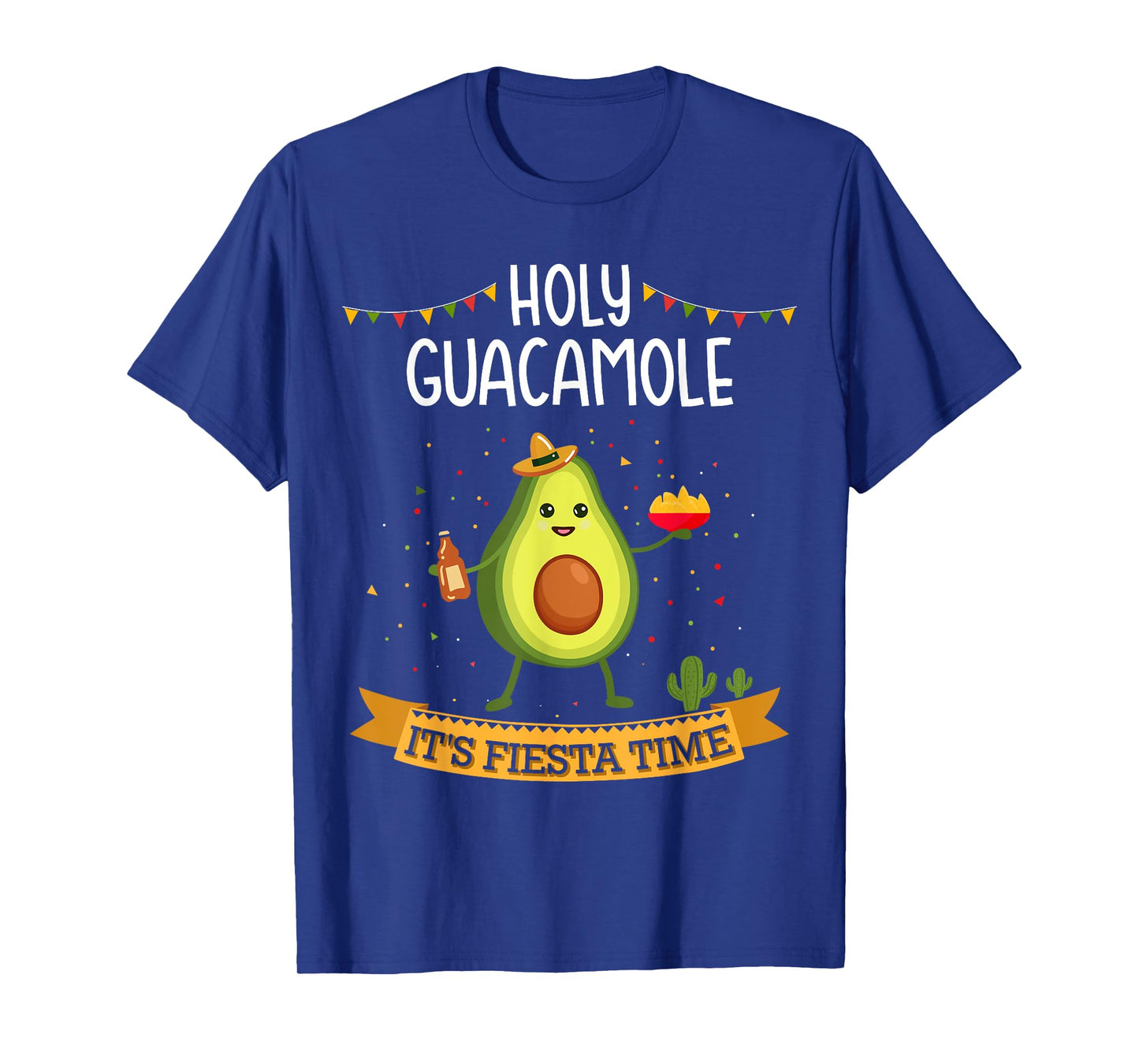 Holy guacamole with avocado for Cinco de Mayo fiesta time T-Shirt