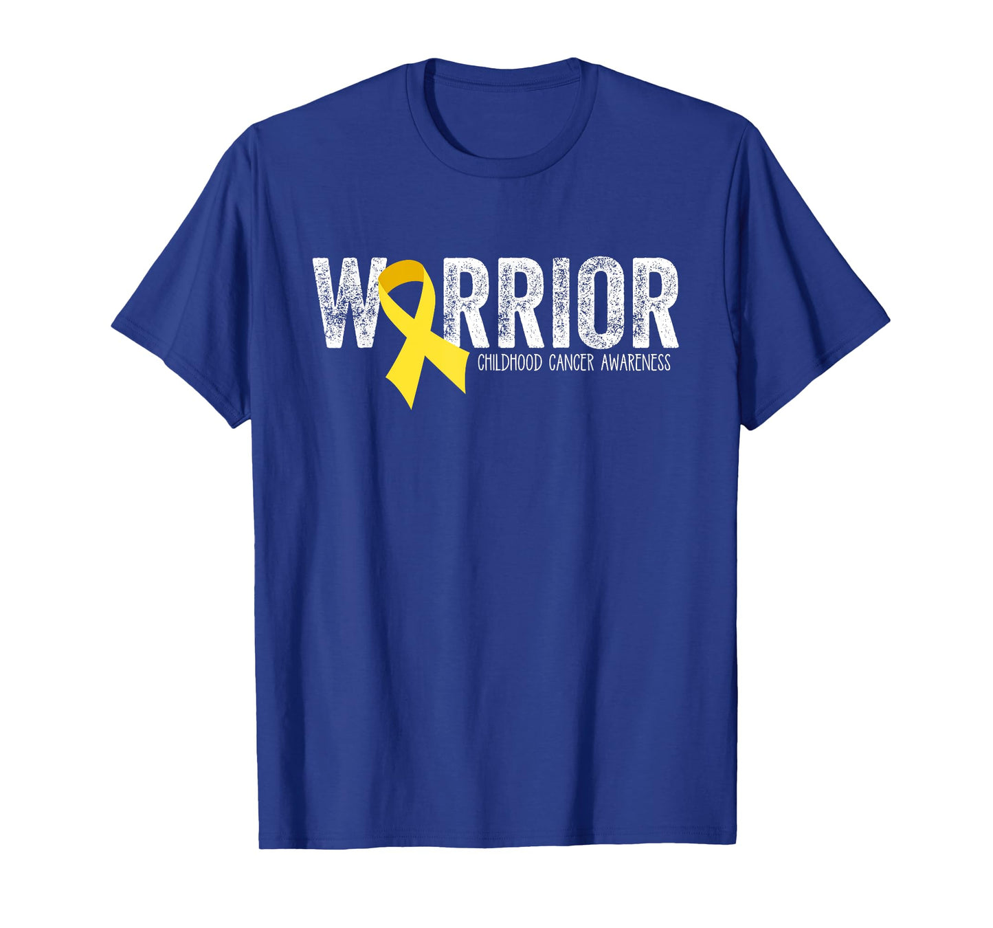 Warrior Childhood Cancer Awareness Ribbon Child Kids T-Shirt