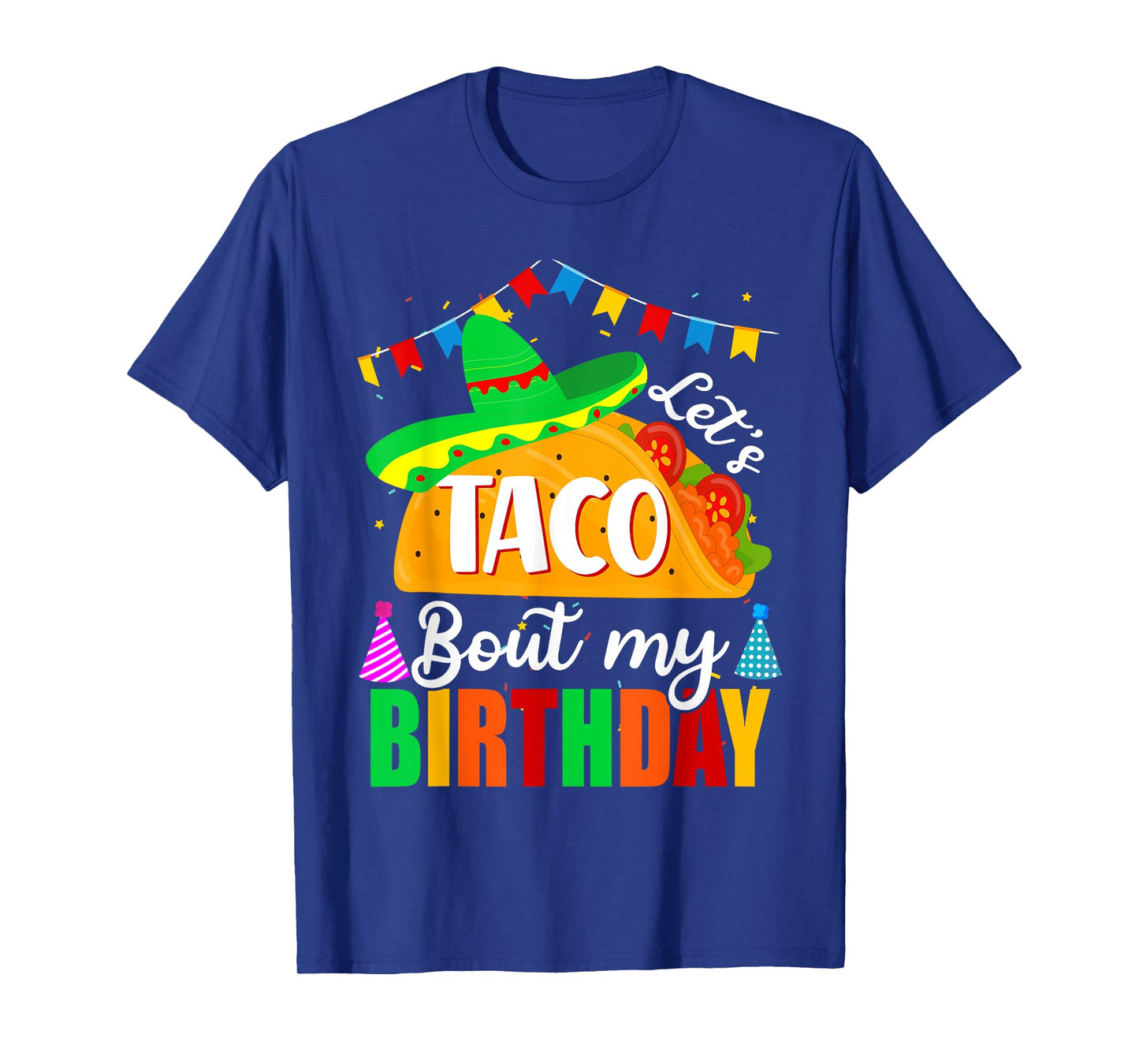 Let's Taco 'bout My Birthday Cinco De Mayo Tacos Boys Kids T-Shirt