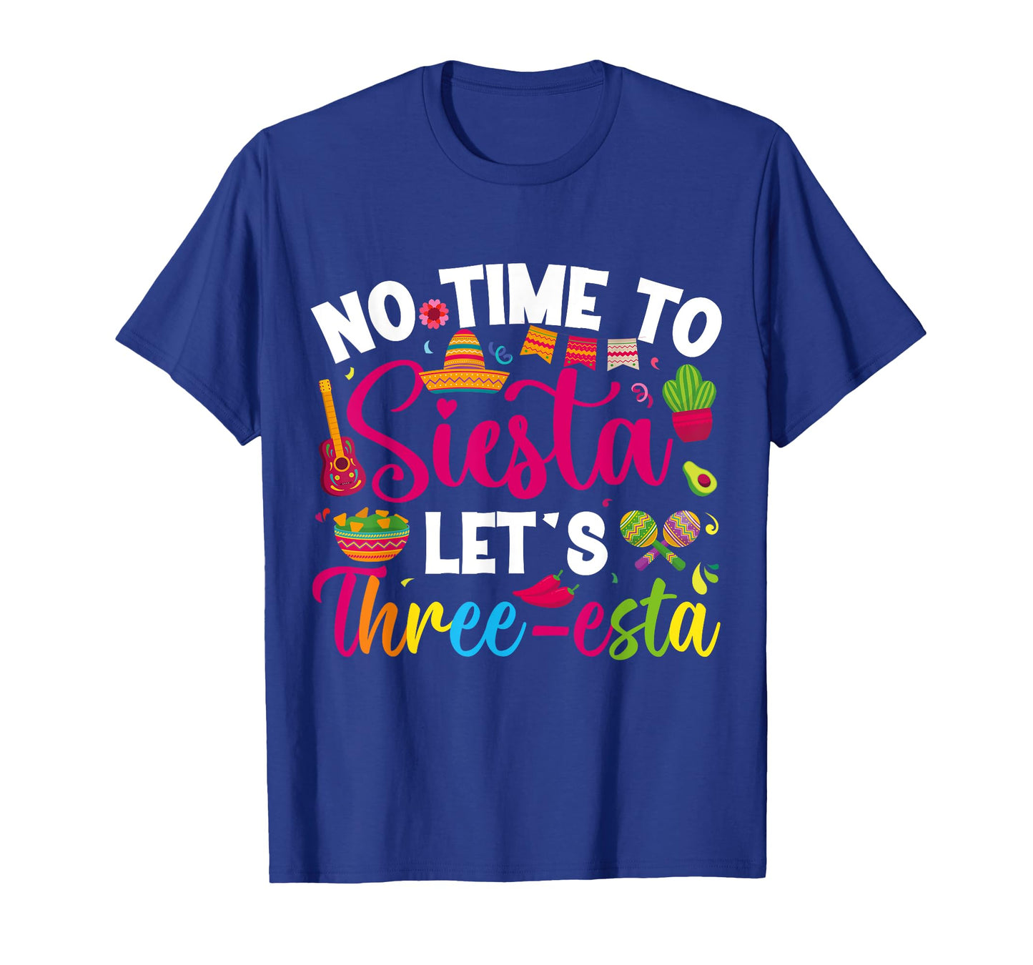 3 Year Old Three Esta Mexican 3rd Birthday Kids T-Shirt