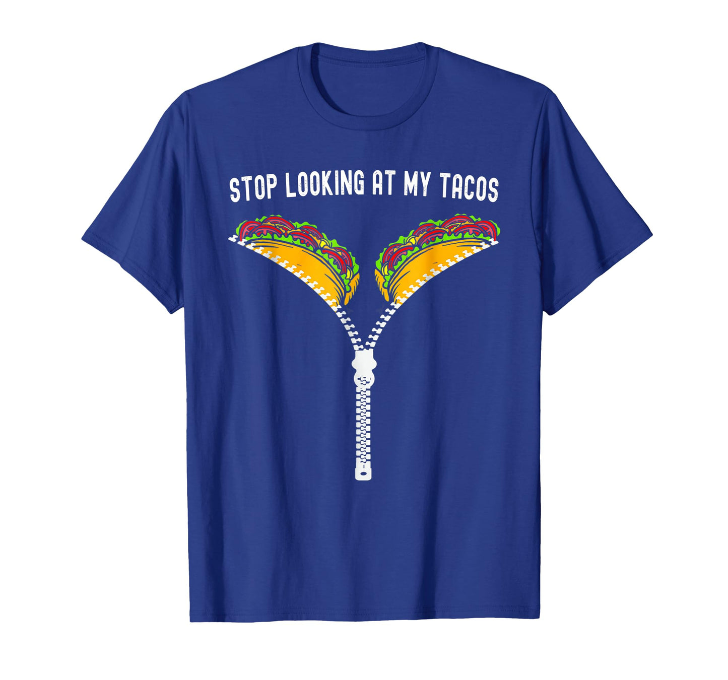 Cute Mexican Stop Looking At My Tacos Fiesta Cinco De Mayo T-Shirt