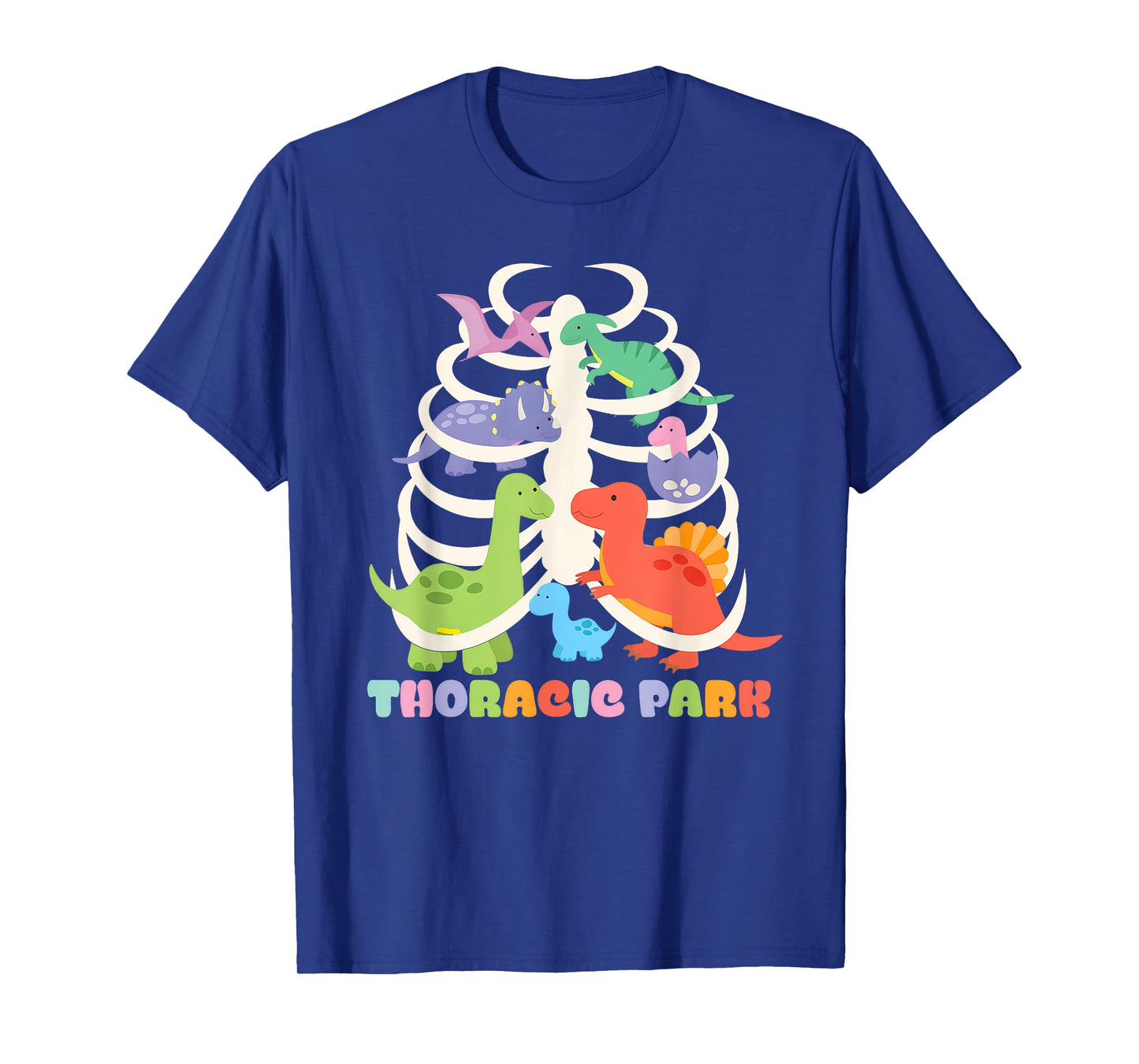 Funny Thoracic Park Dinosaur Nurse Squad Nursing Students T-Shirt