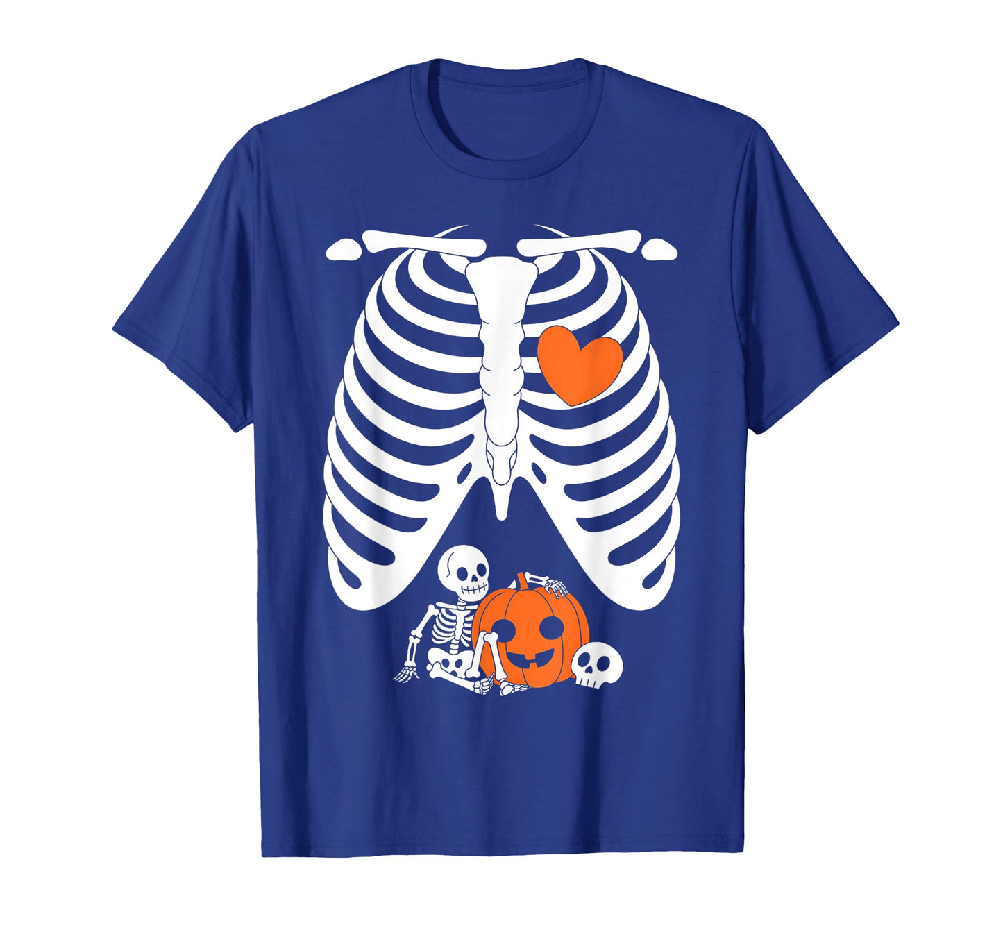 Funny Skeleton Pregnancy Announcement Mom Women Halloween T-Shirt