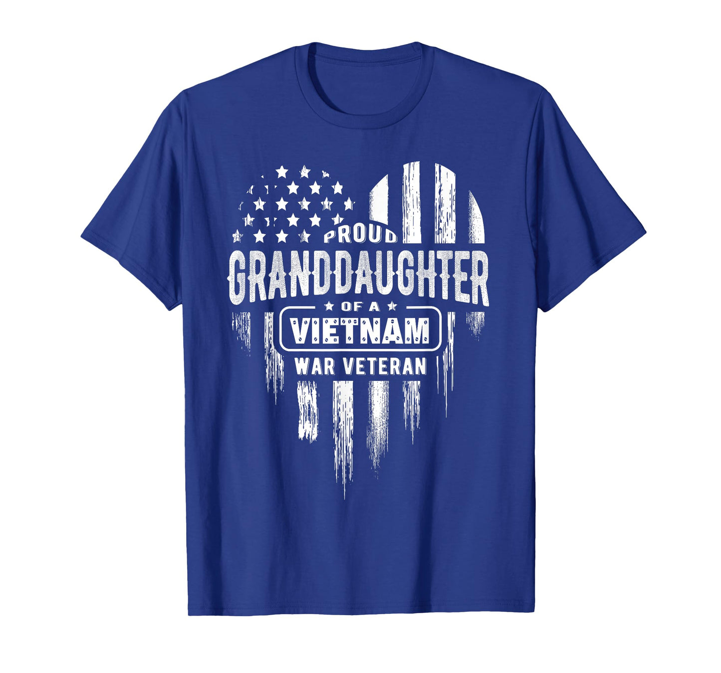 Proud Granddaughter Vietnam War Veteran Grandpa Grandma T-Shirt