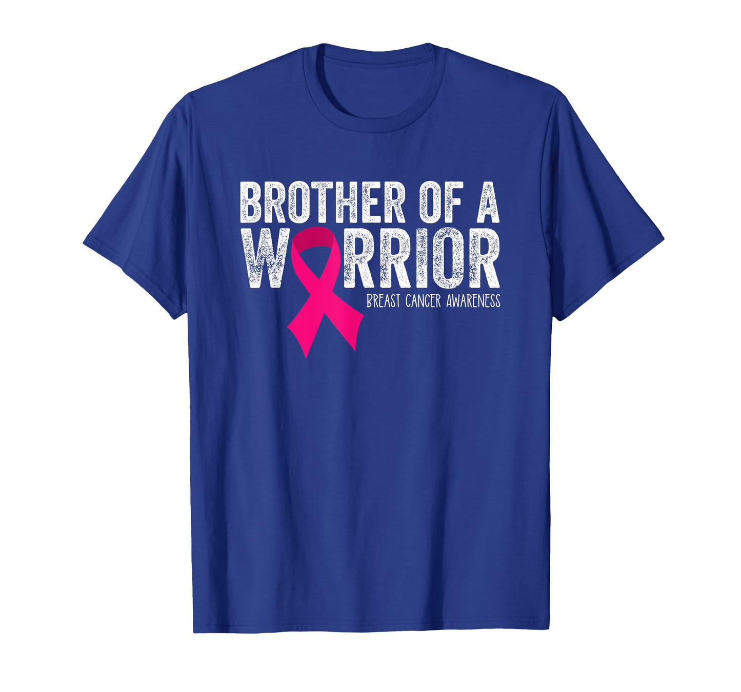 Brother of a Warrior Breast Cancer Awareness Tshirt Pink T-Shirt